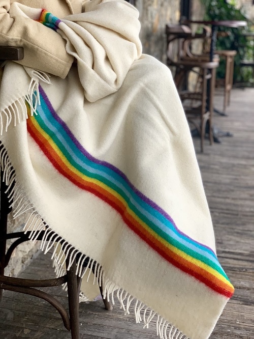 Comprar mantas val de san lorenzo - blanco arcoiris