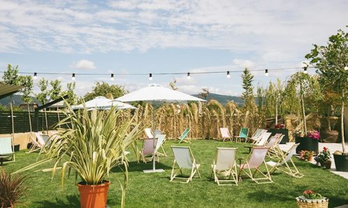 terraza de verano en el bierzo